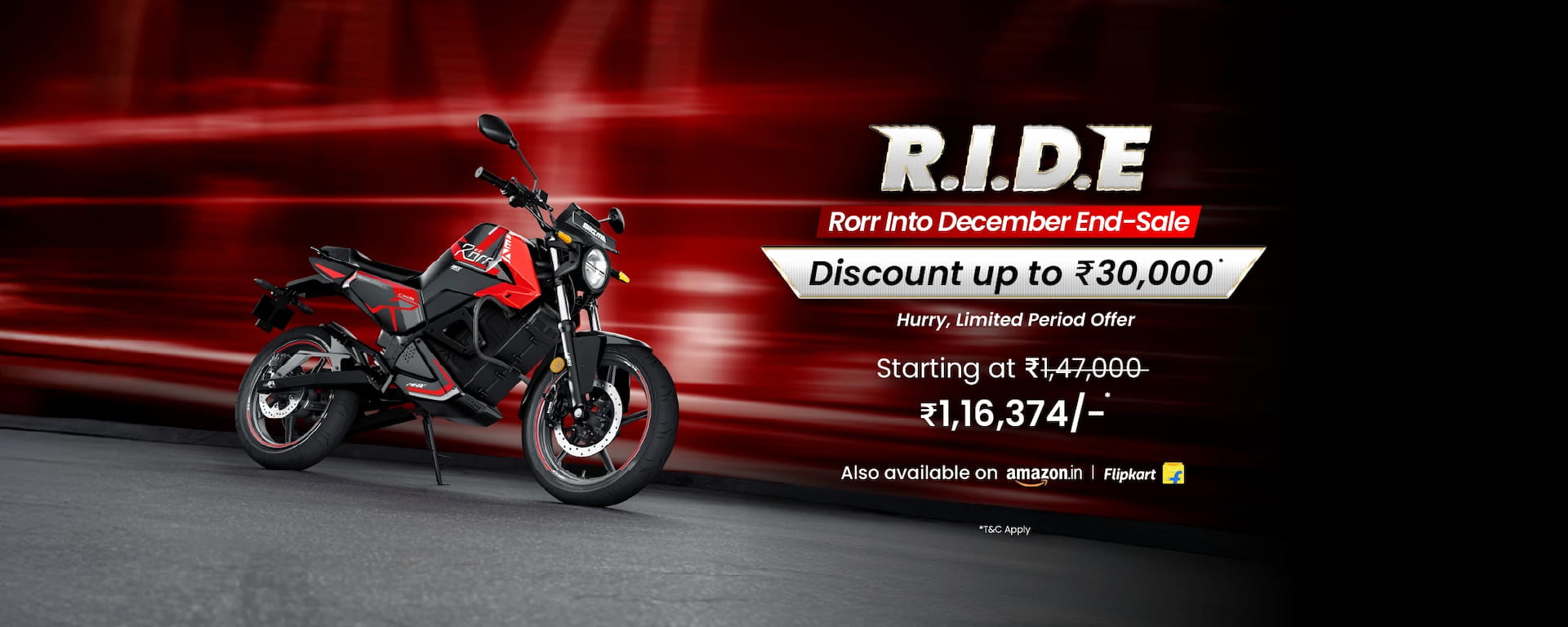 Rorr Into December End-Sale